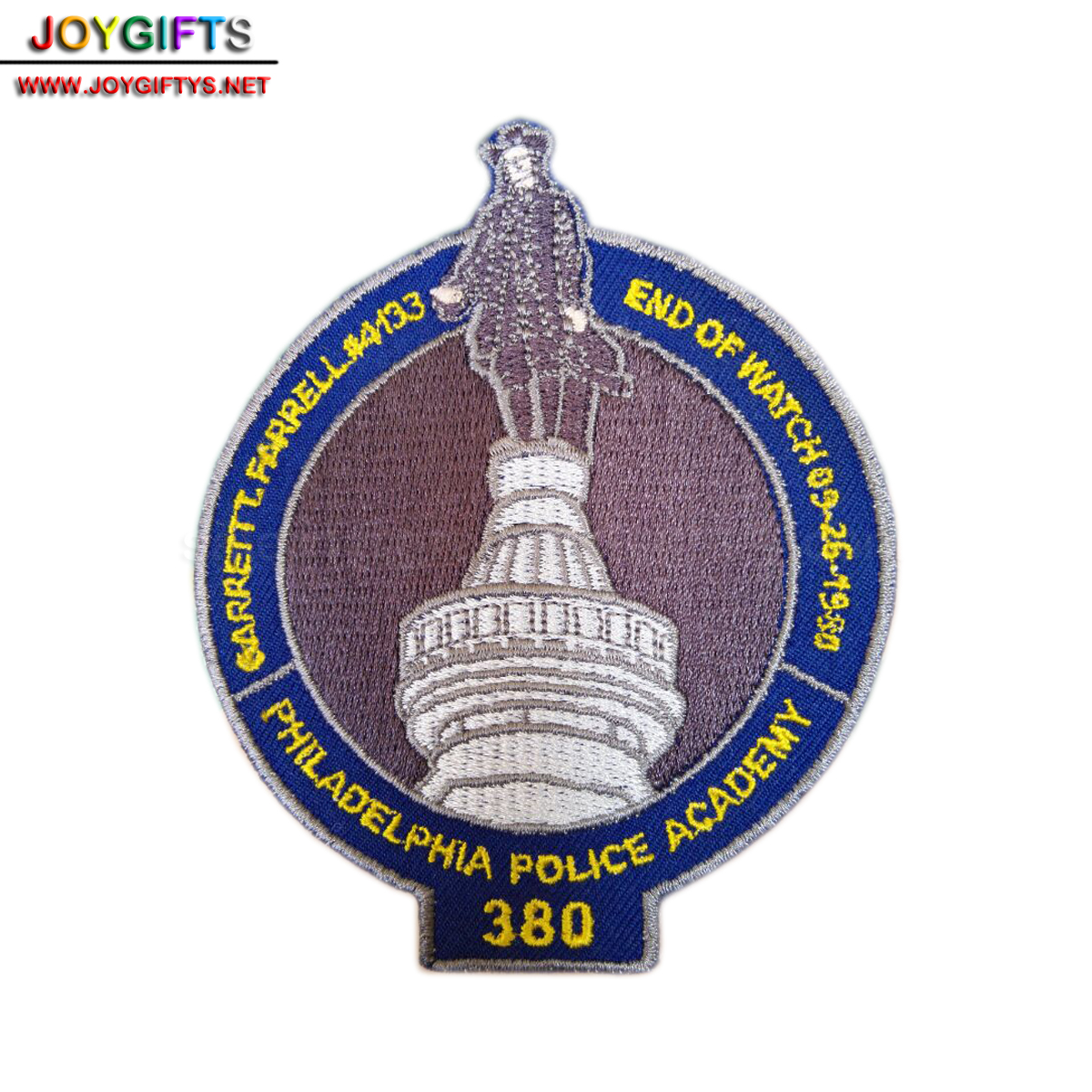 Police embroidery patch
