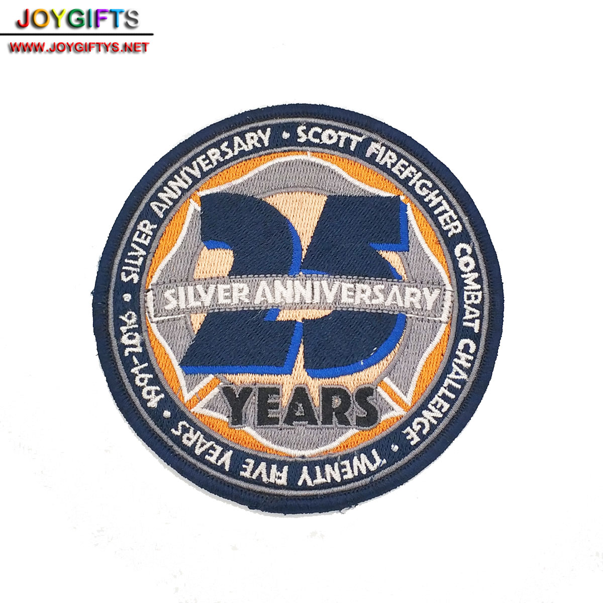 Silver anniversary patch