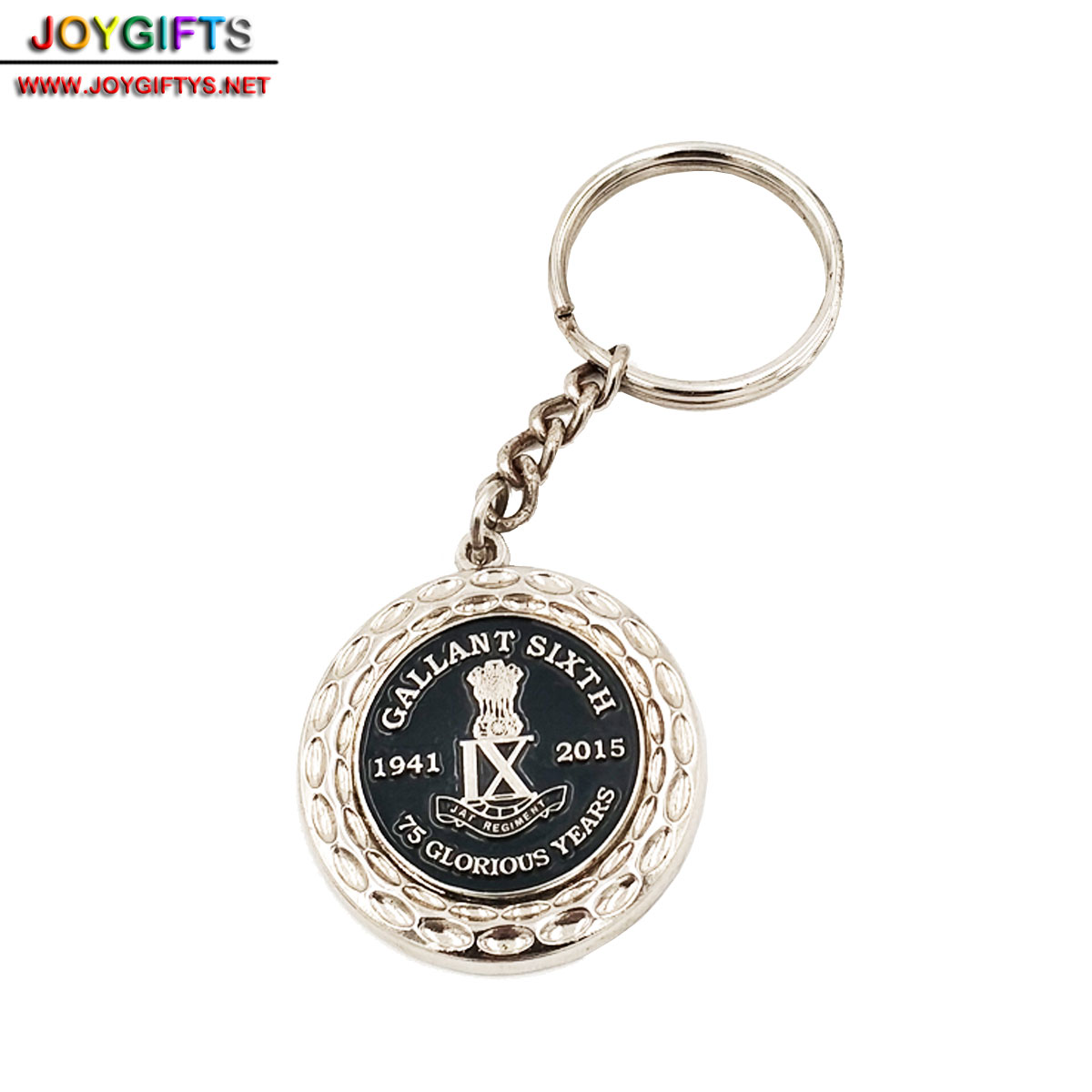 Round keychain