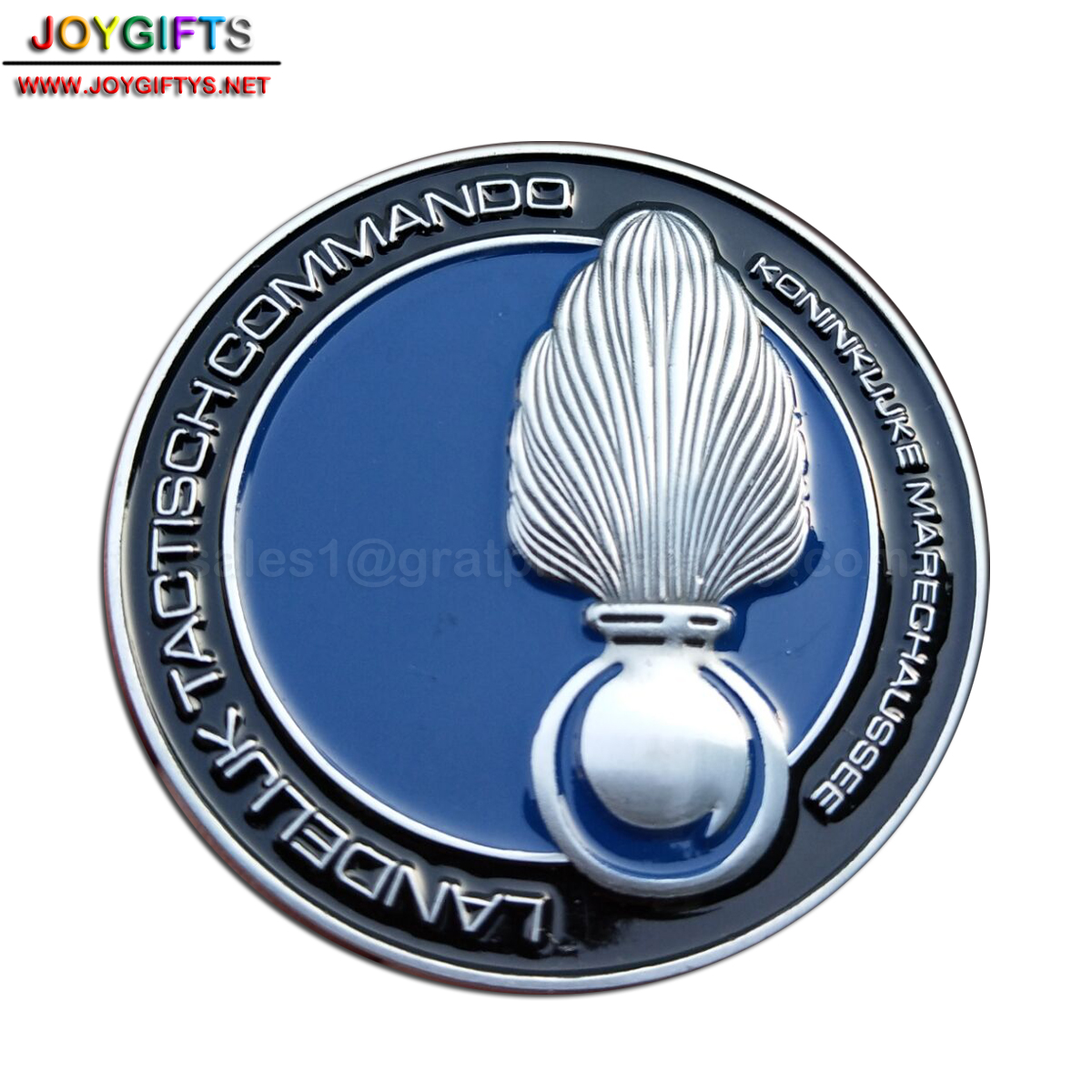 Photo dome challenge coin