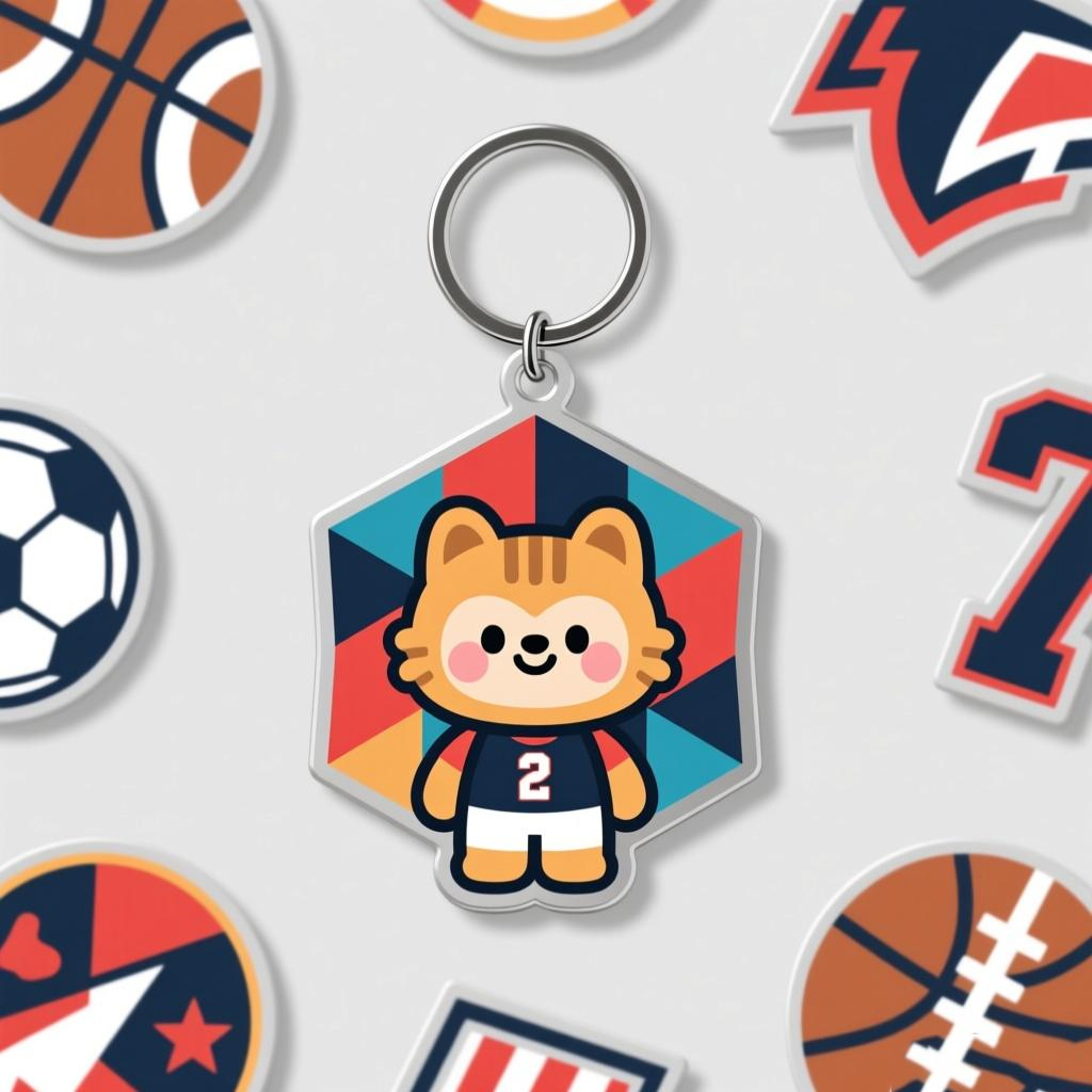 Sports Team Keychains | Custom Logo & Metal Keyrings