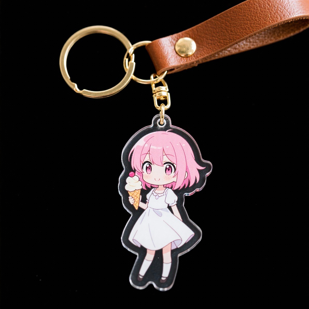 Anime Acrylic Keychains | Cartoon & Game Character Designs